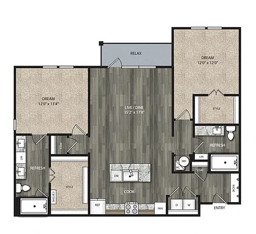 Floor plan B3