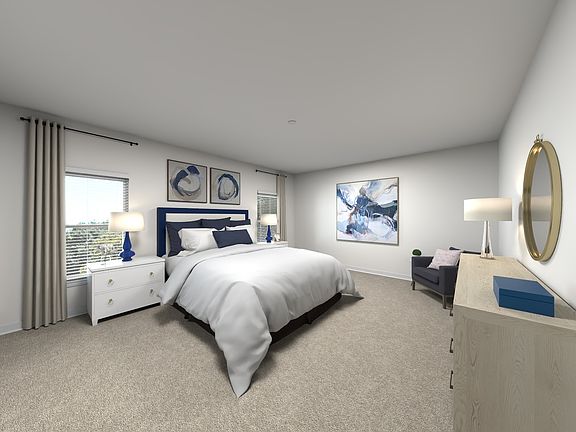 The primary bedroom offers a private retreat.