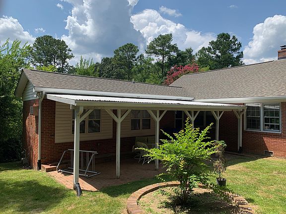 Back large covered patio