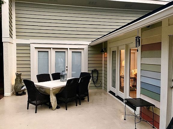 Patio for entertaining 