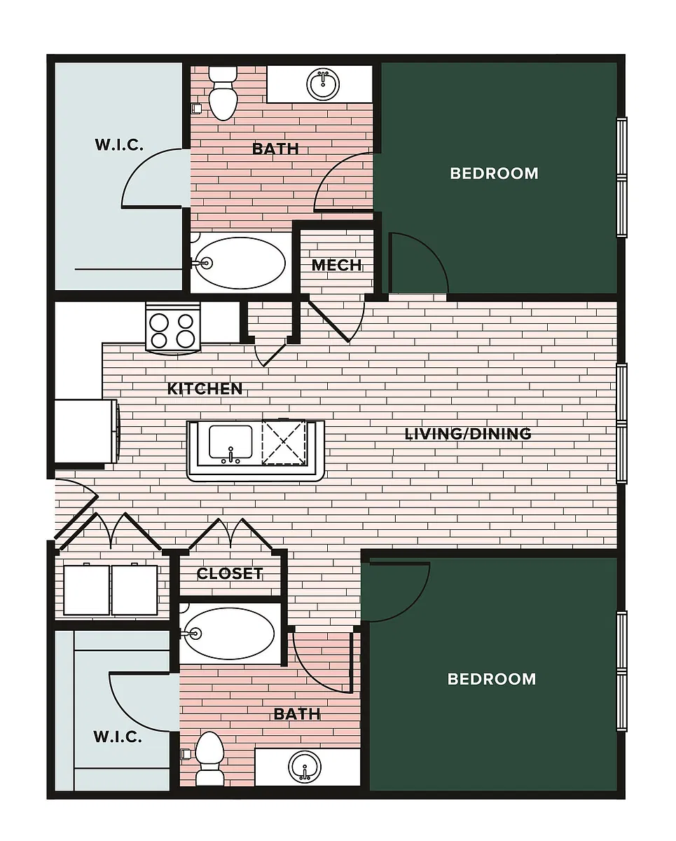 Floor plan B1