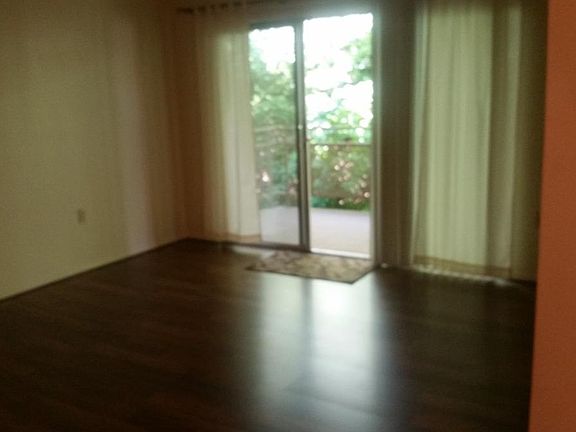 Looking out to private back deck