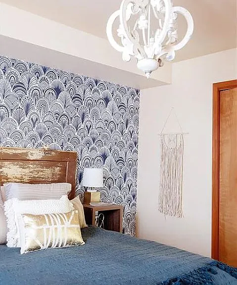 downstairs bedroom with .5 bath attached