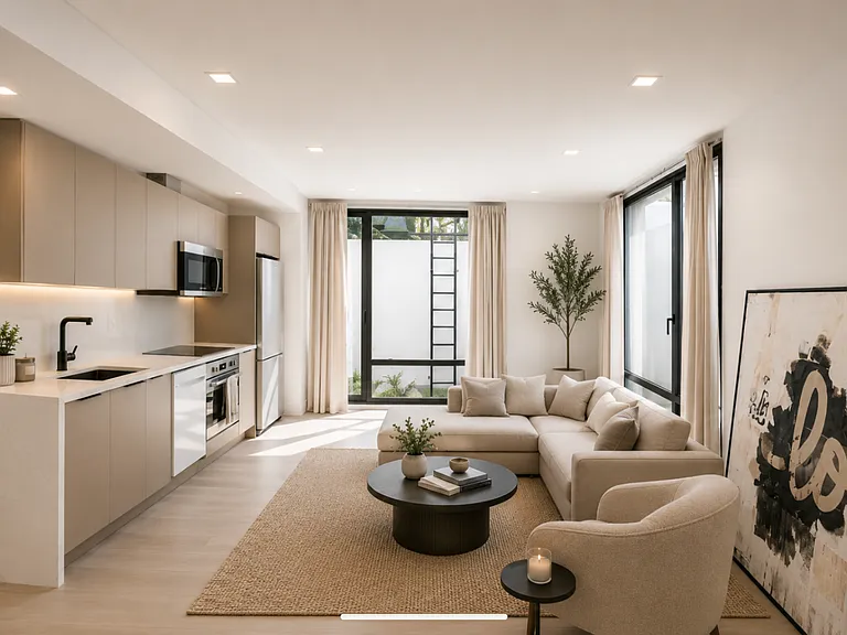 Basement living room