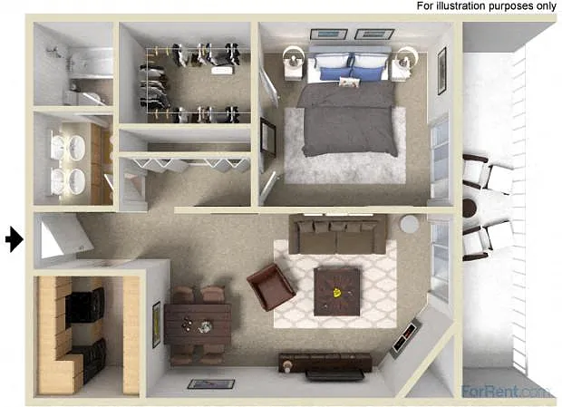 Floor plan The Seville