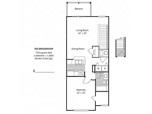 Floor plan Broadmoor