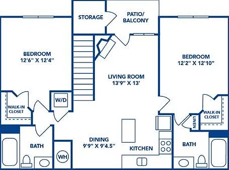 2 Bedroom | 2 Bath | 1089 SF 2 Bedroom | 2 Bath | 1089 SF