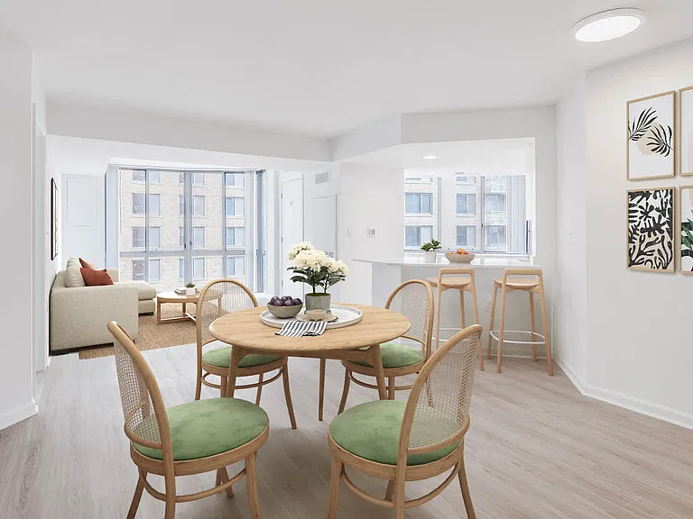 Living Room with Hard Surface Flooring