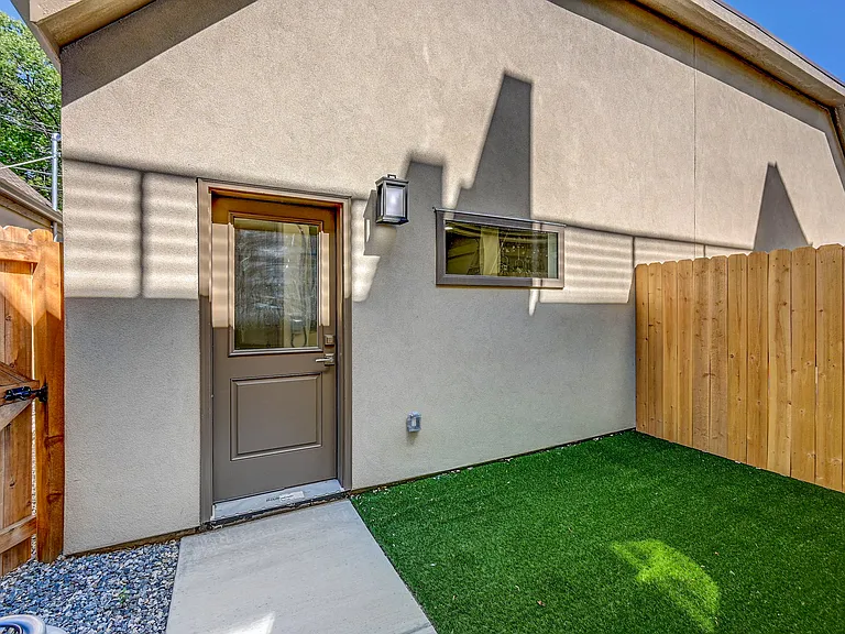 Entrance to the 2 Car Garage