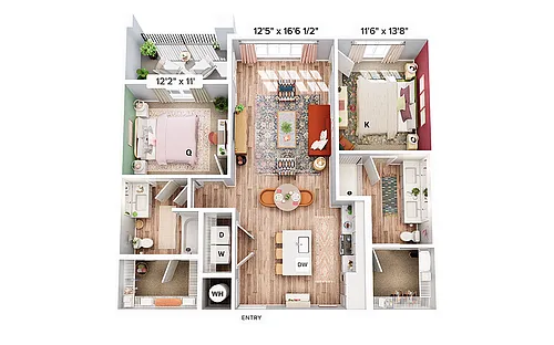 Floor plan B1