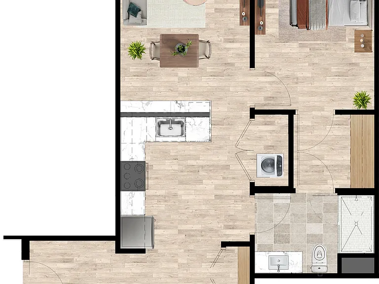 A12 - One Bedroom A12 - One Bedroom