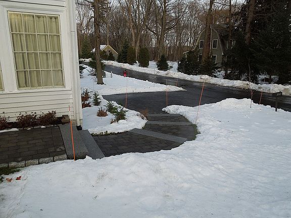 Paving Stone Parking & Steps