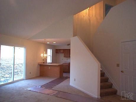 kitchen/stair view from living room