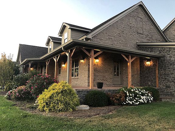 Covered porch - front & back