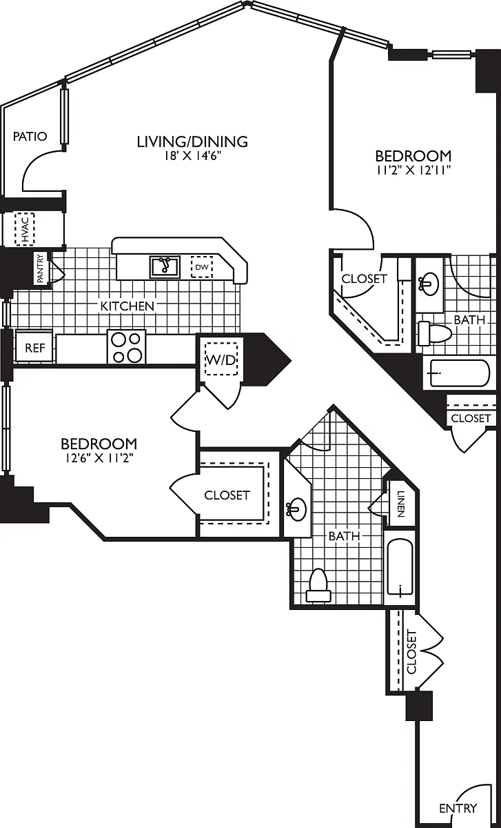 Floor plan A16