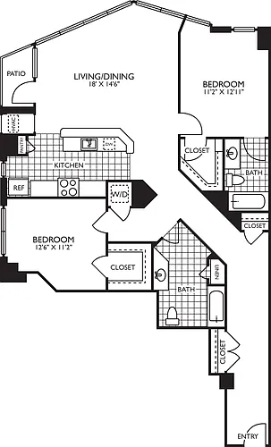 Floor plan A16