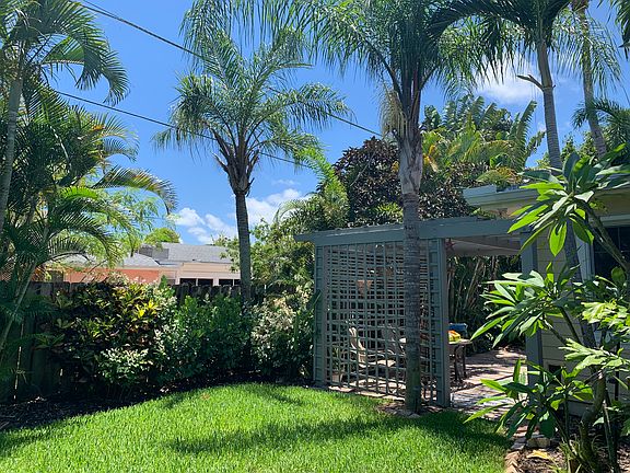 Tropical backyard & pergola