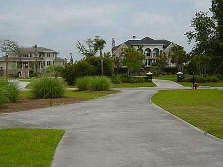 Driveway looking across the street