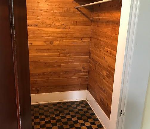 One of 4 cedar lined closets