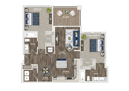 Floor plan B3