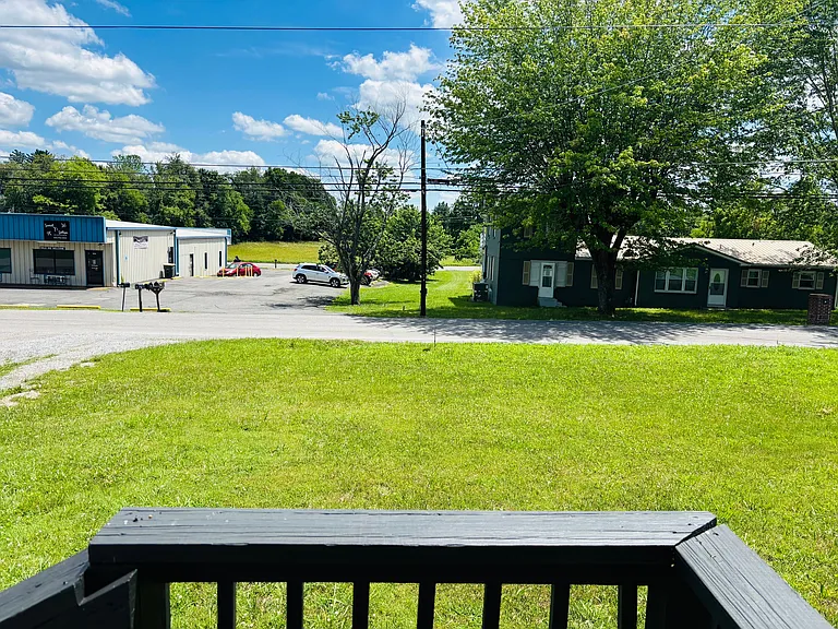 Large front yard