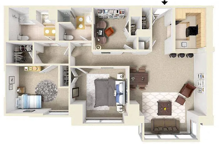 Floor plan The Livingston