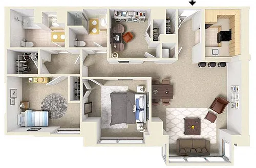 Floor plan The Livingston