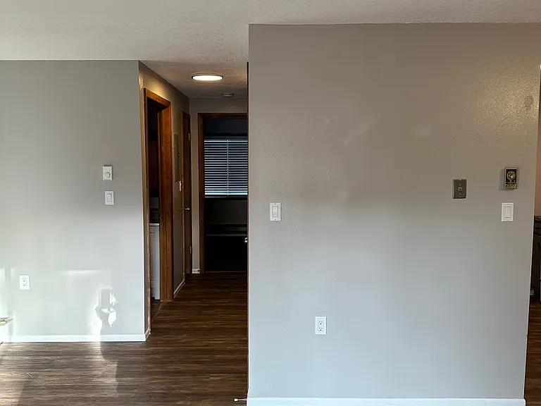 Looking down hall from main living area