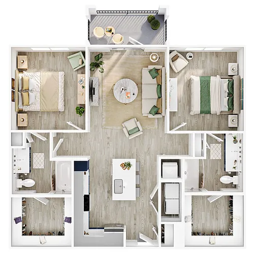 Floor plan B1