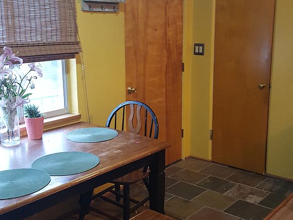 Dining area and entryway