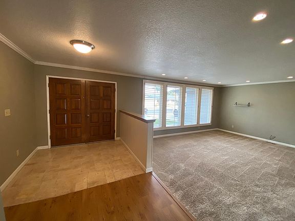 Entryway and living room