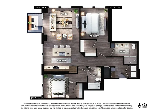 Floor plan B1