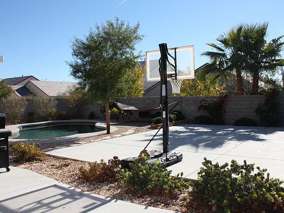 Basketball Court and poll