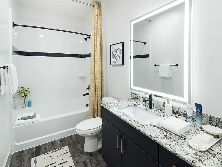 Model bathroom