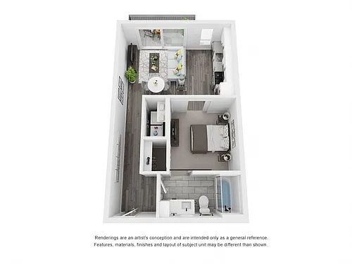 Floor plan Studio