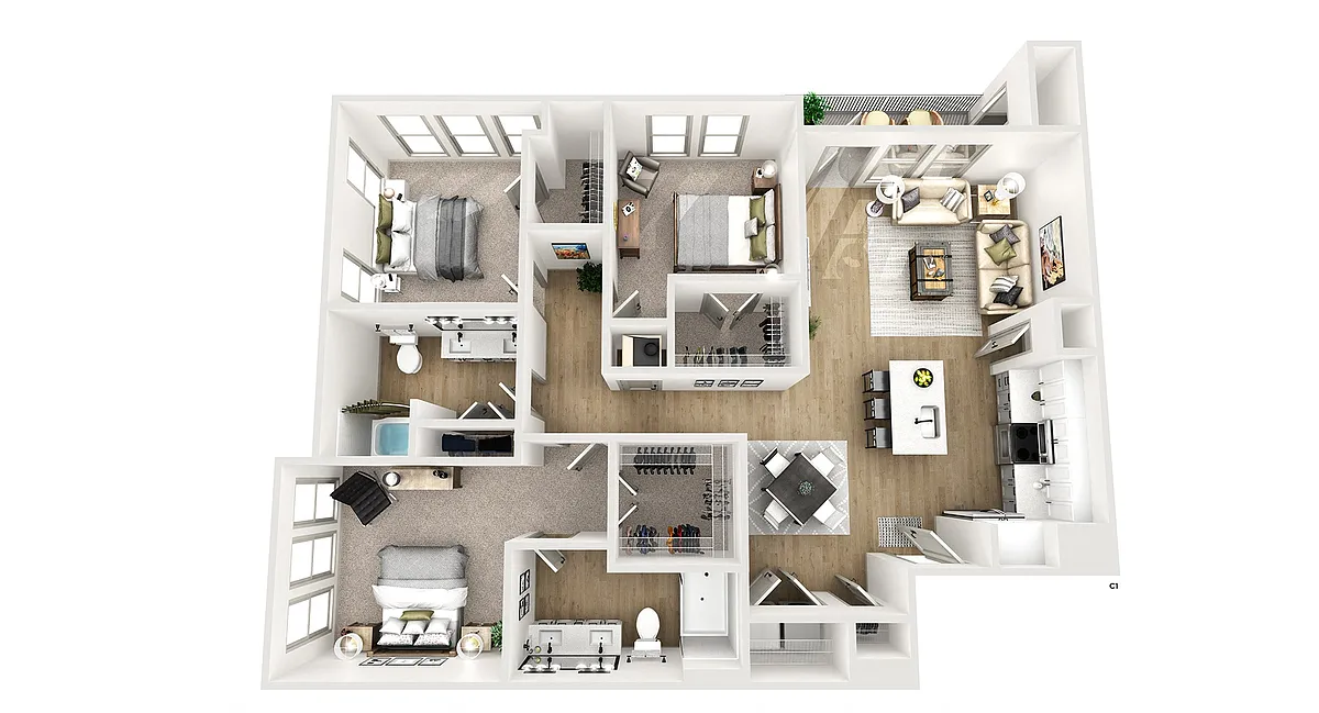 Floor plan C1