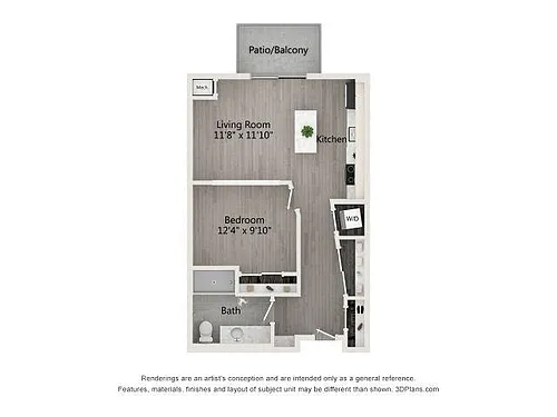Floor plan The Loop (S1)