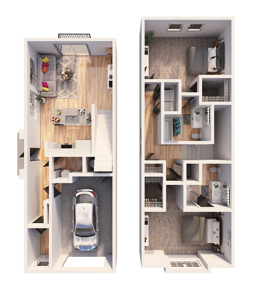 Floor plan Monopoli Townhome