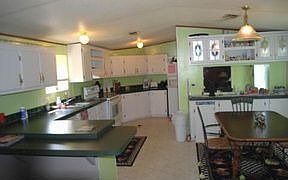 Kitchen and dining area