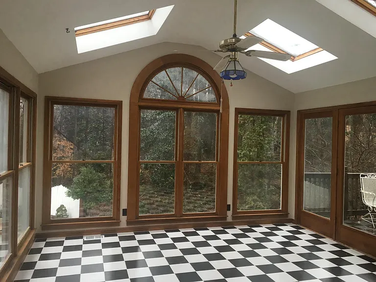 Skylit sunroom