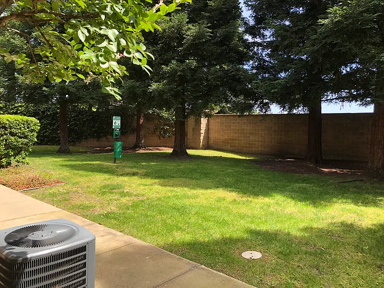 Dog park area right next to your Condo with complimentary doggie bags and trash container.