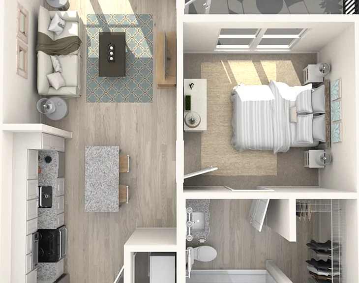 A1.1 - One Bedroom | One Bathroom A1.1 - One Bedroom | One Bathroom