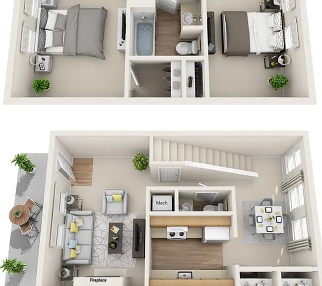 2T - 1,089 SQ.FT 2T - 1,089 SQ.FT