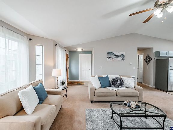 Accent wall has been updated to winter green