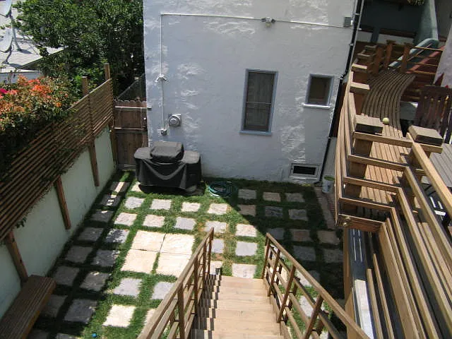 Overview of Courtyard and community BBQ