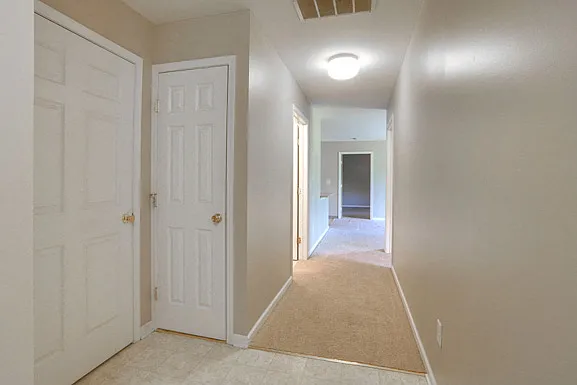 2 Bedroom Unit - Hallway with Closet