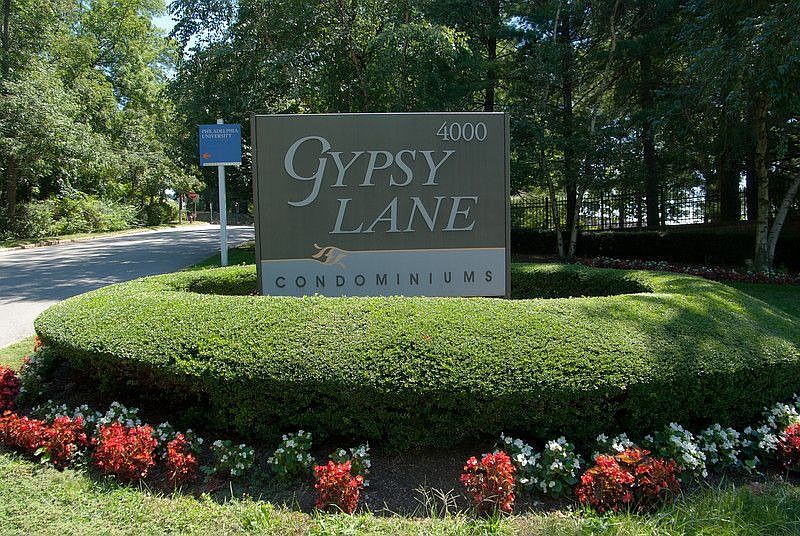 Entrance to gated community