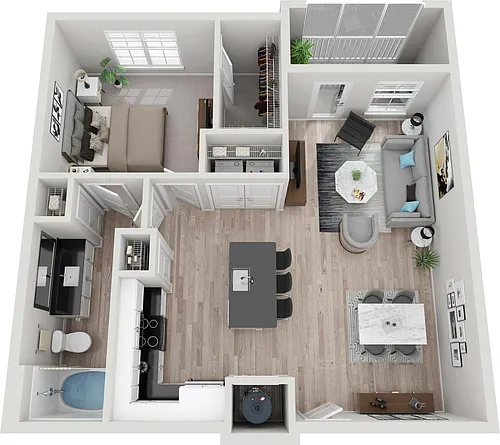 Floor plan A1D