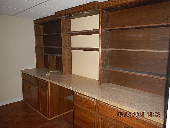 Built-ins in the finished basement