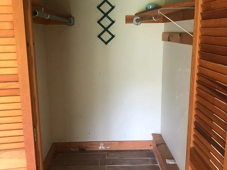 Walk in closet in Master Bedroom